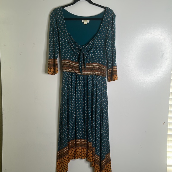 Anthropology Maeve beloved midi boho dress size medium - Picture 7 of 14